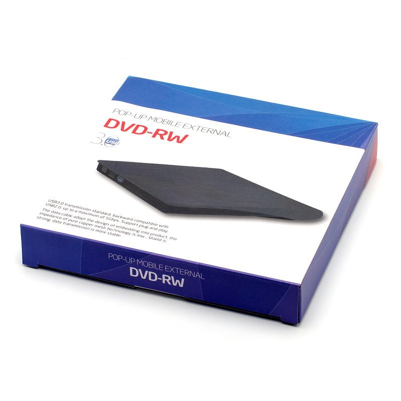 Dual interface Type-C USB 3.0 external optical drive box notebook desktop computer external mobile optical drive box