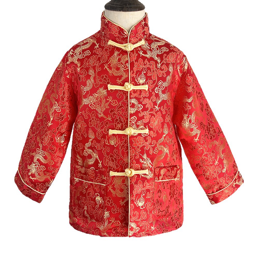 Chinese Style Original Tang Suit Boys' Hanfu Autumn Long-Sleeve Children's Set Ancient Costume Performance Outfit Chinese-Style Young Gentleman Clothing Children's Wear