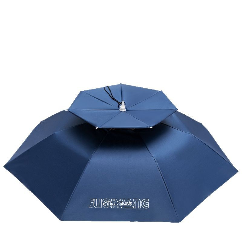 New Umbrella Hat, Head-Mounted Umbrella, Outdoor Fishing Umbrella, Rainproof and Sunshade Umbrella Wholesale