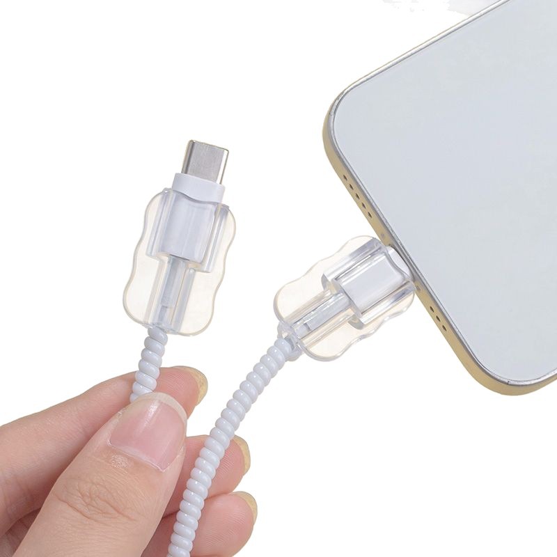 Wave Line Cover Suitable for Apple 16 Charger Protective Case, Cable Bite Protector, Wave Data Cable Protective Cover to Prevent Breakage