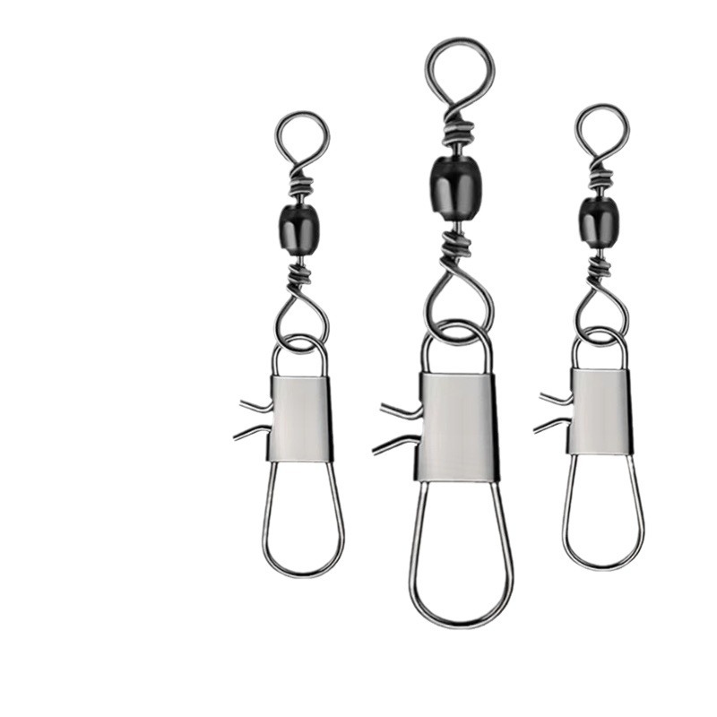 Octagonal ring connector bottle-type swivel B- type octagonal ring pin 8-shaped ring pin Luya connecting ring fishing small accessories