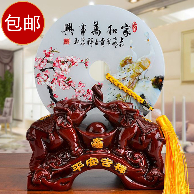 Бесплатная доставка, нефритовая пряжка, благоприятные украшения для дома и всего, украшение входа в гостиную, винный шкаф, подарок на новоселье