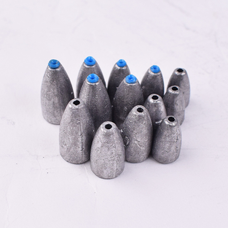 Bullet Lead for Lure Fishing, Inverted Fishing Lead, Long-Distance Casting Sea Rod, Plastic Core Lead for Lure Fishing, Quick Lead for Texas Rig Bullet Lead