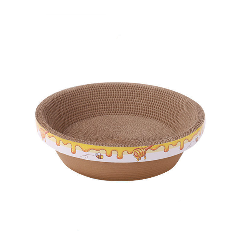 Cat Scratch Board Cat Nest Integrated Wear-resistant Scrap-free Claw Grinding Claw Board Oval Cat Scratch Basin Extra Large Large Wear-resistant