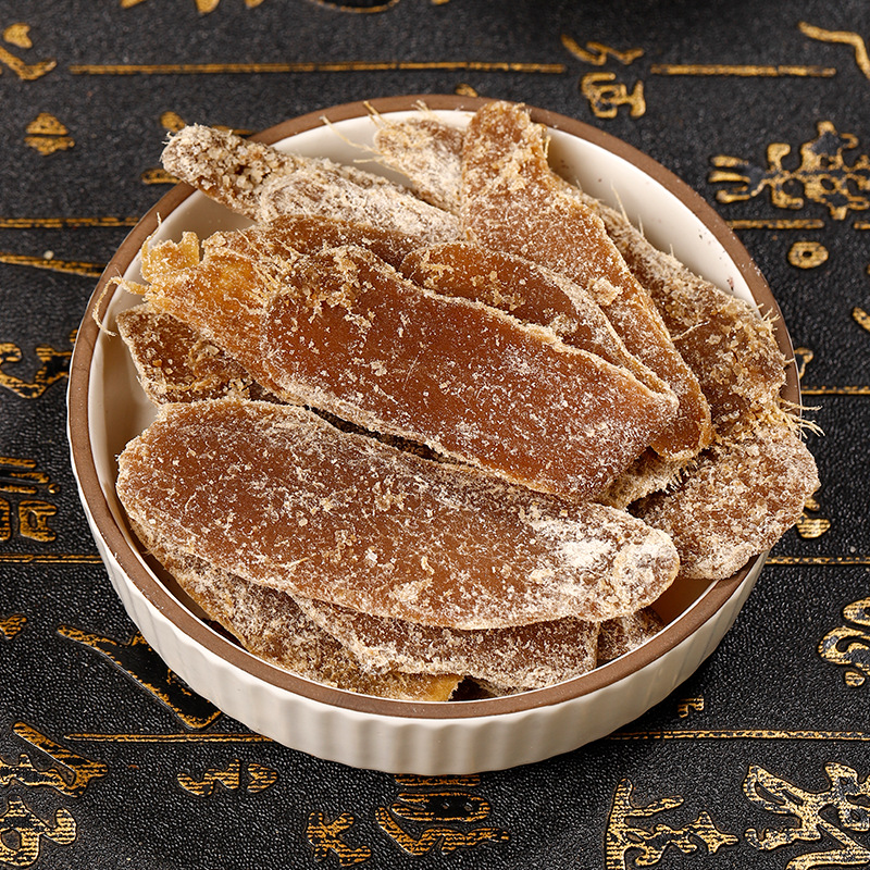 Brown Sugar Ginger Slices, Starting from One Piece, Yimeng Mountain Brown Sugar Ginger Slices Tea, Ready-To-Eat Ginger Candy Slices, Brown Sugar and Ginger Flavor, Wholesale in Bulk