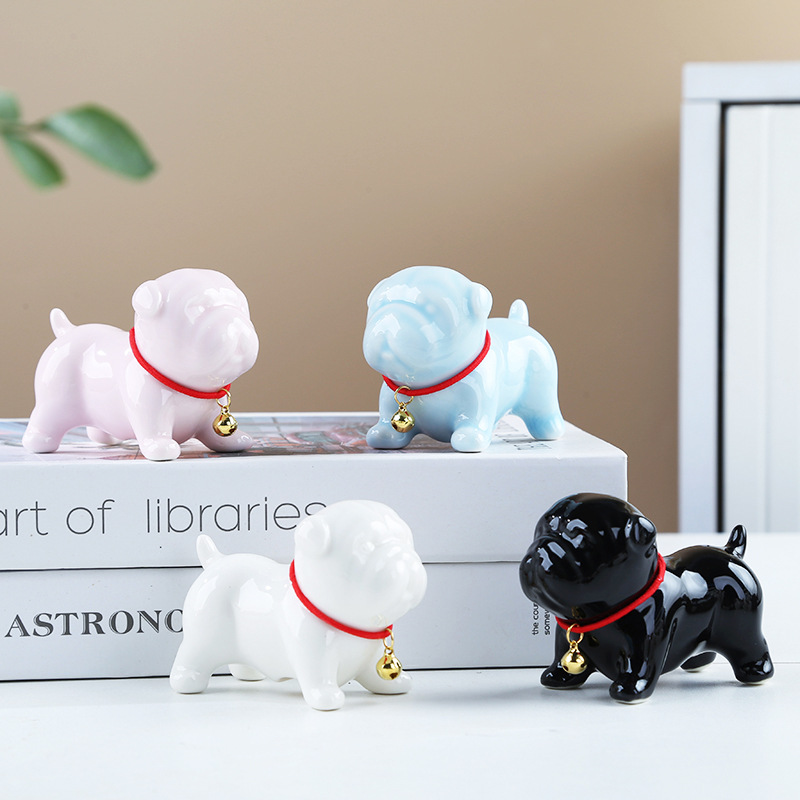 Ceramic Mini Elephant Tea Pet Ornaments Simple Elephant Lucious Ornaments Zen Landscape Decoration Ornaments