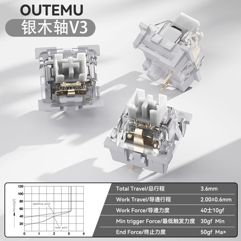 Высокотехнологичный V3 линейный пылезащитный серебряный деревянный держатель для оси, встраиваемый, сварной, штатив, камень для маджонга, звуковой переключатель