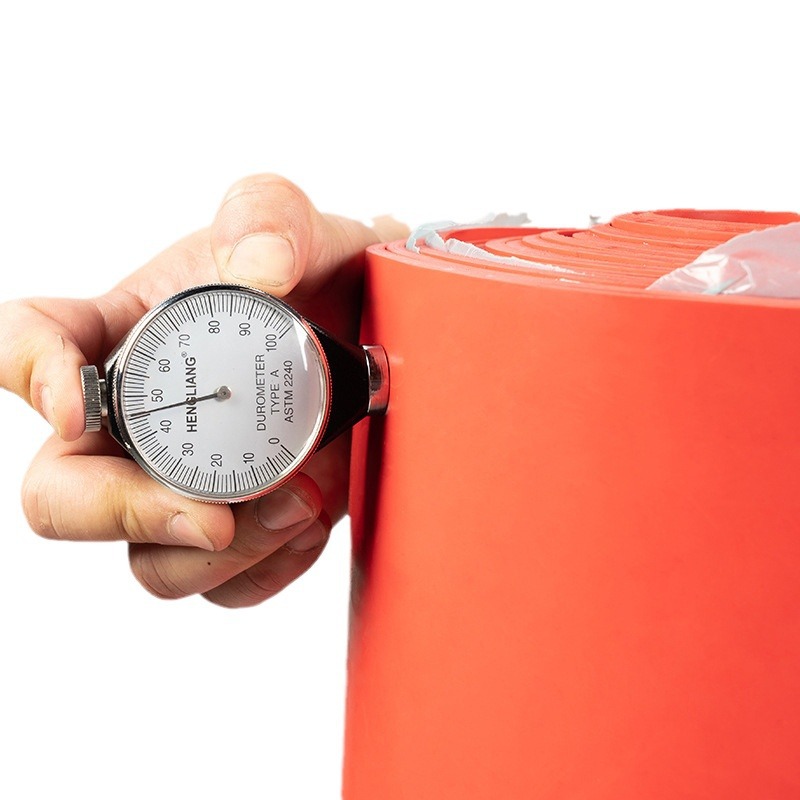 Red Natural Pre-Dulfurized Butyl Rubber Plate Lining Ball Grinder Pipe Wear-Resistant Anti-Corrosion Rubber Lining Rubber Plate