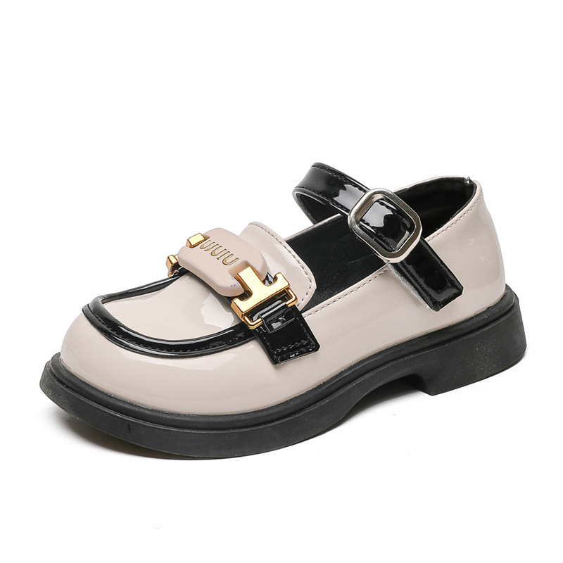 Girls' Leather Shoes Summer 2025 New Fashionable Children's Princess Shoes Medium and Large Children's British Style Little Girls' Shoes