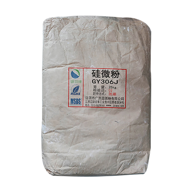 Silicon Micro Powder High Filling High White 325 Mesh Silicon Micro Powder Coating Quartz Powder for Ceramics Good Dispersion Good Fluidity