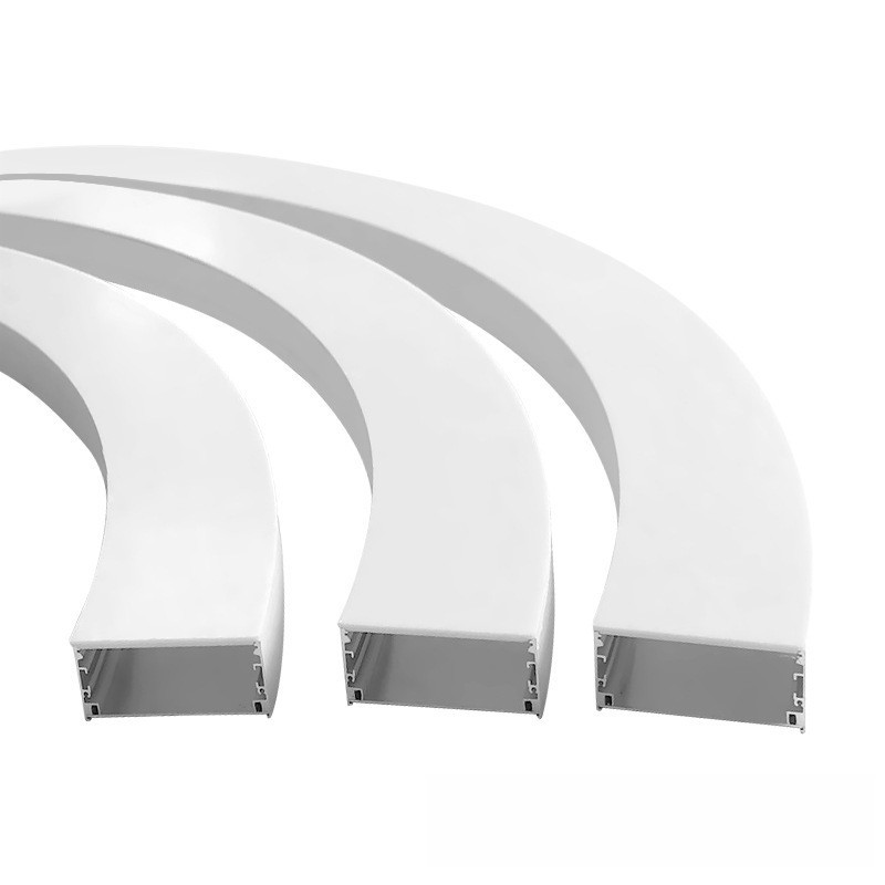 Custom Curved Linear Led Light Curved Linear Light Architectural Suspe