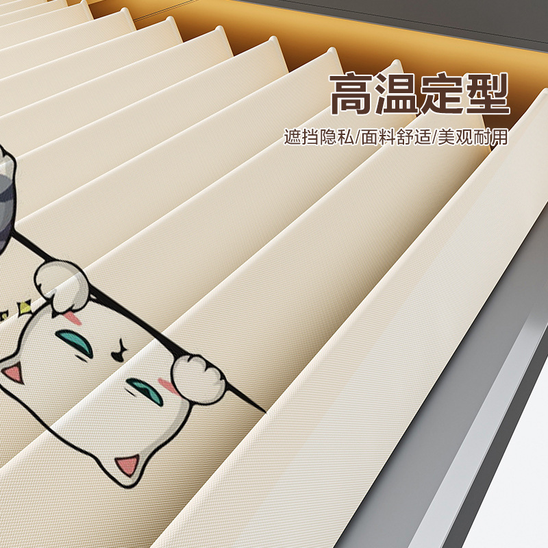 Multi-Purpose Printed Folding Wardrobe Curtain, Versatile Dust-Proof Printed Curtain, Wardrobe Fashionable and Simple Design