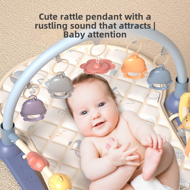 Baby Fitness Stand Pedal Piano 0 to 3 Months Toys Educational Kidsren Newborn Gift Baby Toys 1-2 Years Old