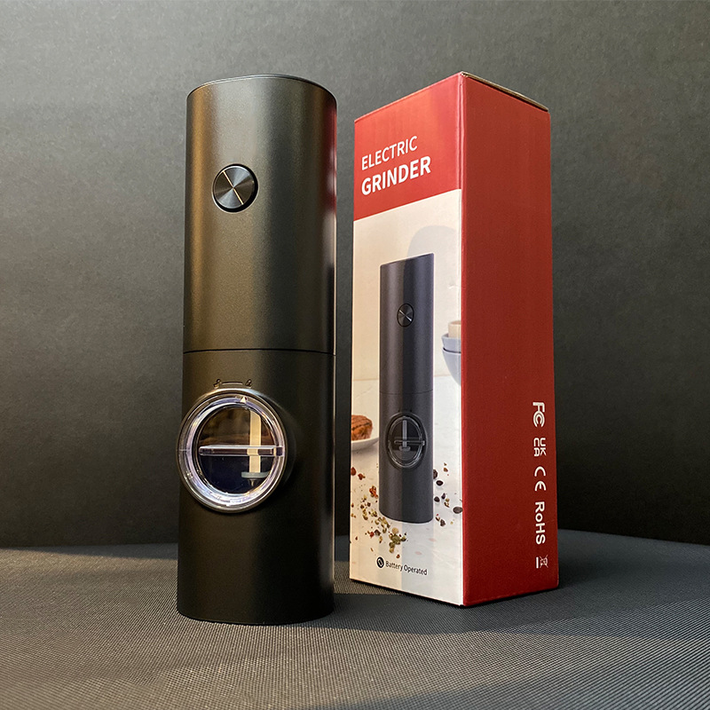 Processing custom LOGO cross-border household gadgets multi-functional automatic sea salt pepper grinder electric grinder