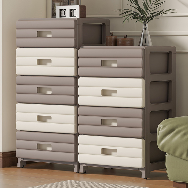 Шкаф для хранения с ящиками, многослойный, для гостиной, прикроватный, съемный