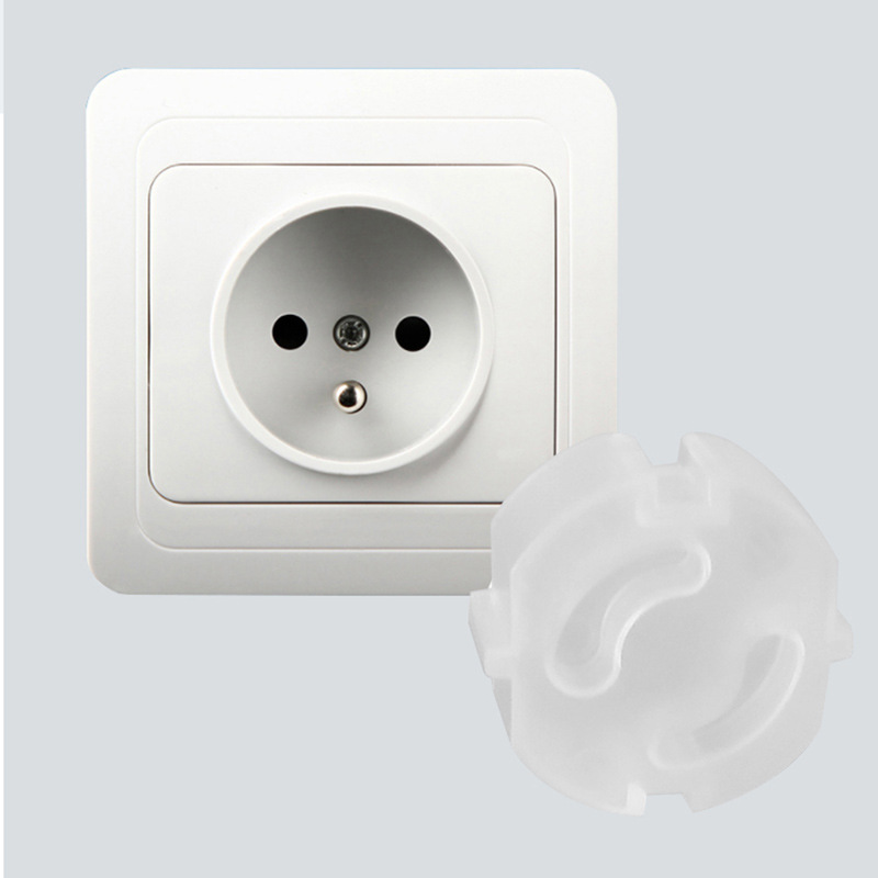 European-style Safety Socket Cover European Standard Anti-electric Shock Power Socket Protective Cover EU Baby Socket Protective Cover