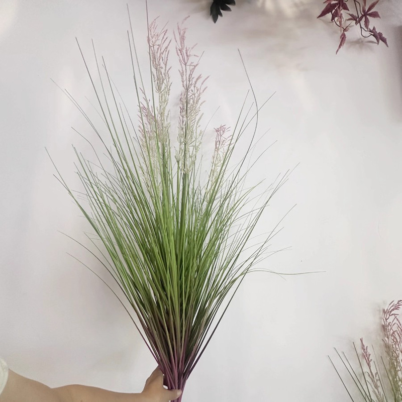 New Simulated Reed Grass, Bunch of Onion Grass, Indoor Scenery Decoration, Aquatic Plants, Simulated Fur Grass