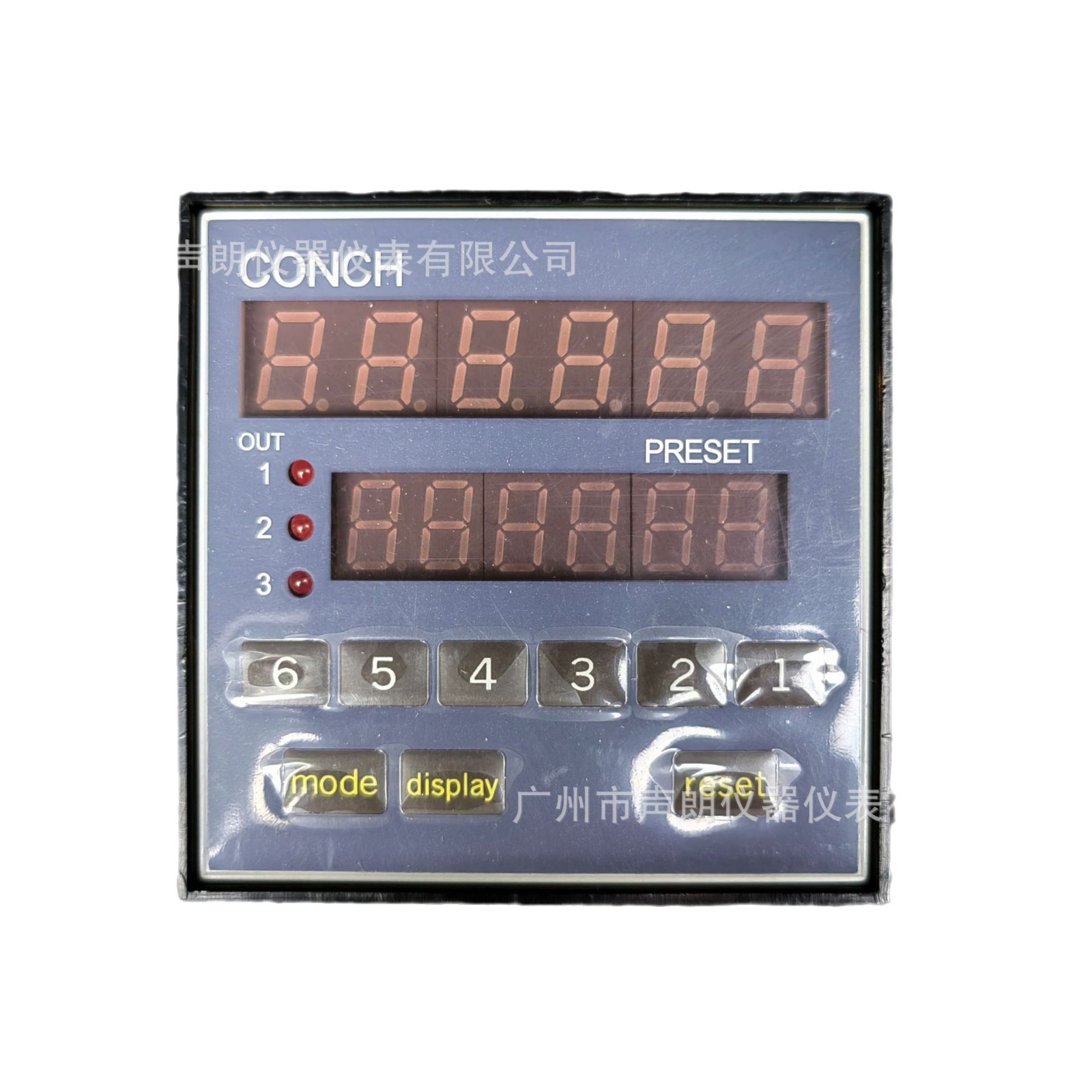 CA-63KC-N Taiwan Qisheng Conch digital display two-stage setting button counter