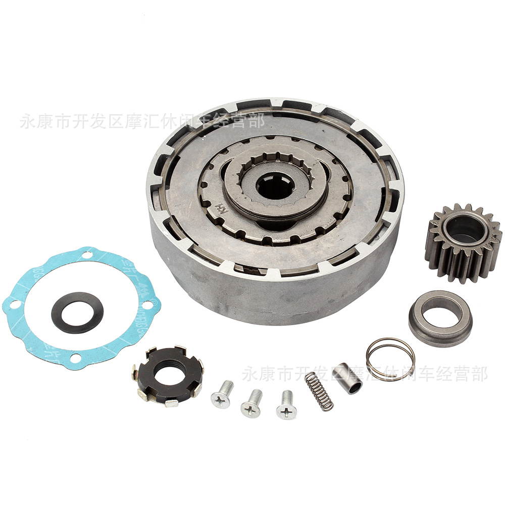 Curved beam Beach Motorcycle accessories 17 teeth C70 Dayang DY 100 110CC engine clutch plate assembly