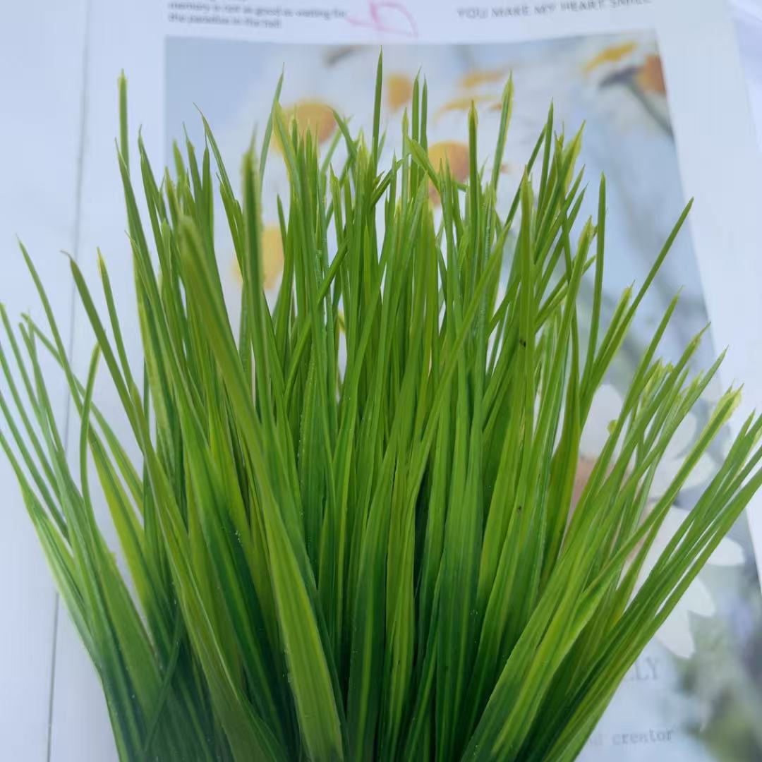 Зеленые искусственные цветы для стен, водные растения, весенние травы, аксессуары для цветочных композиций, уличный декор, свадебный декор, мягкий дизайн декора