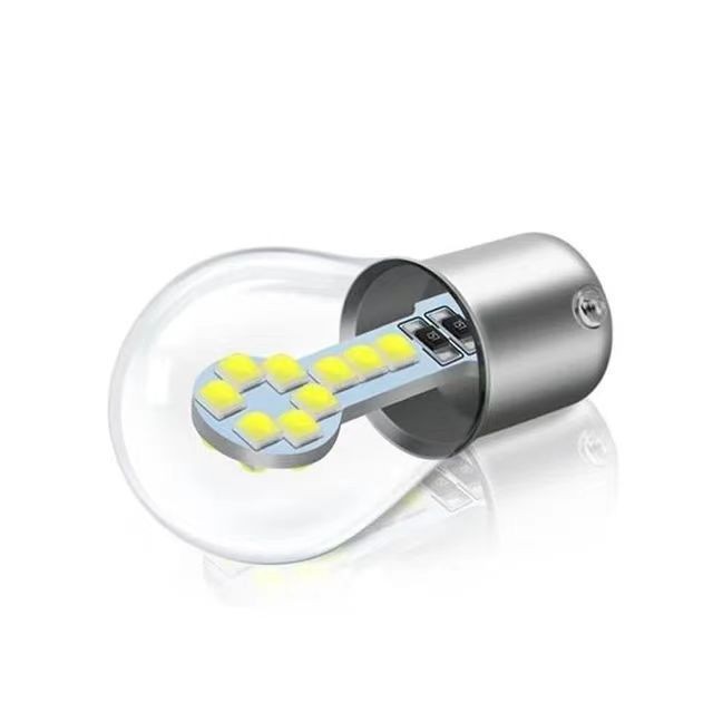 Led Car Light 1156 Ba15S 1157 Led Turn Signal Brake Light High Temperature Resistant Glass Outer Cover 12V
