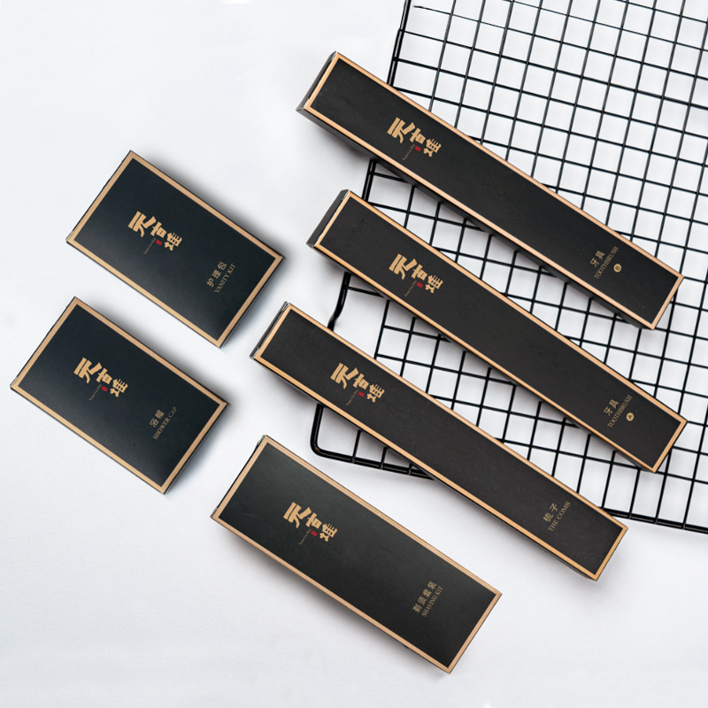 High-end hotel full set of disposable toiletries wholesale B & B toothbrush with toothpaste suit hotel toothbrush LOGO