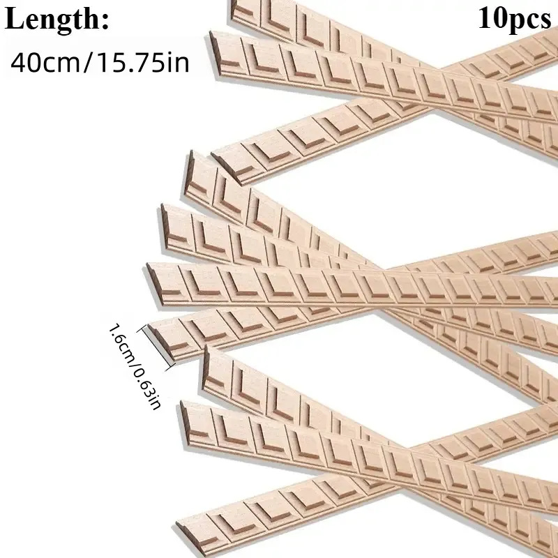 Cross-Border Supply of Solid Wood Lines, Waist Lines, Edge Lines, Background Wall Decoration, Wood Lines, Cabinet Door Border Lines