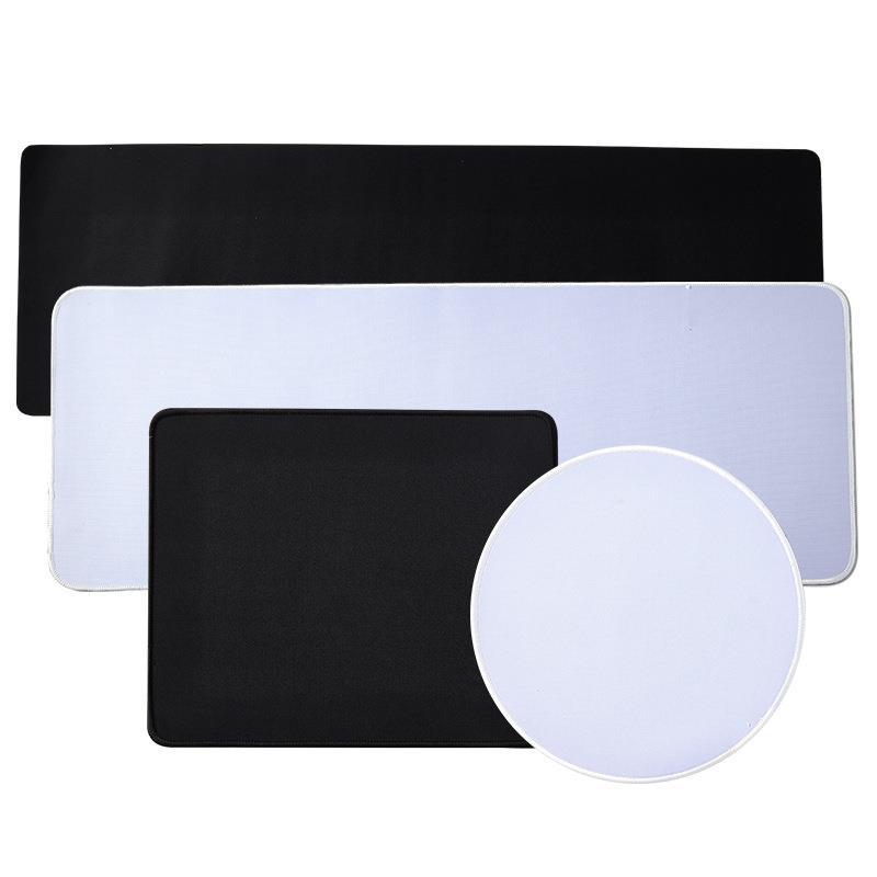 Thermal transfer printing blank mouse pad wholesale in stock foam coiled material multi-size semi-finished desktop keyboard pad oversized