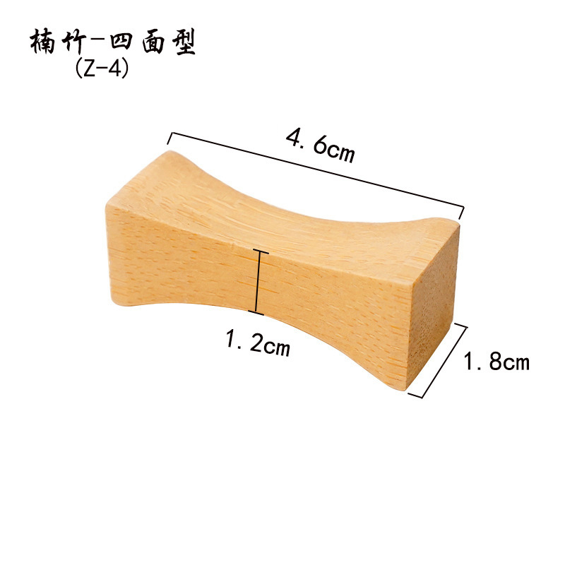 Bamboo Chopstick Rest New Chinese Style Chicken Wing Wood Red Sandalwood Solid Wood Chopstick Holder Hotel Tableware Handmade