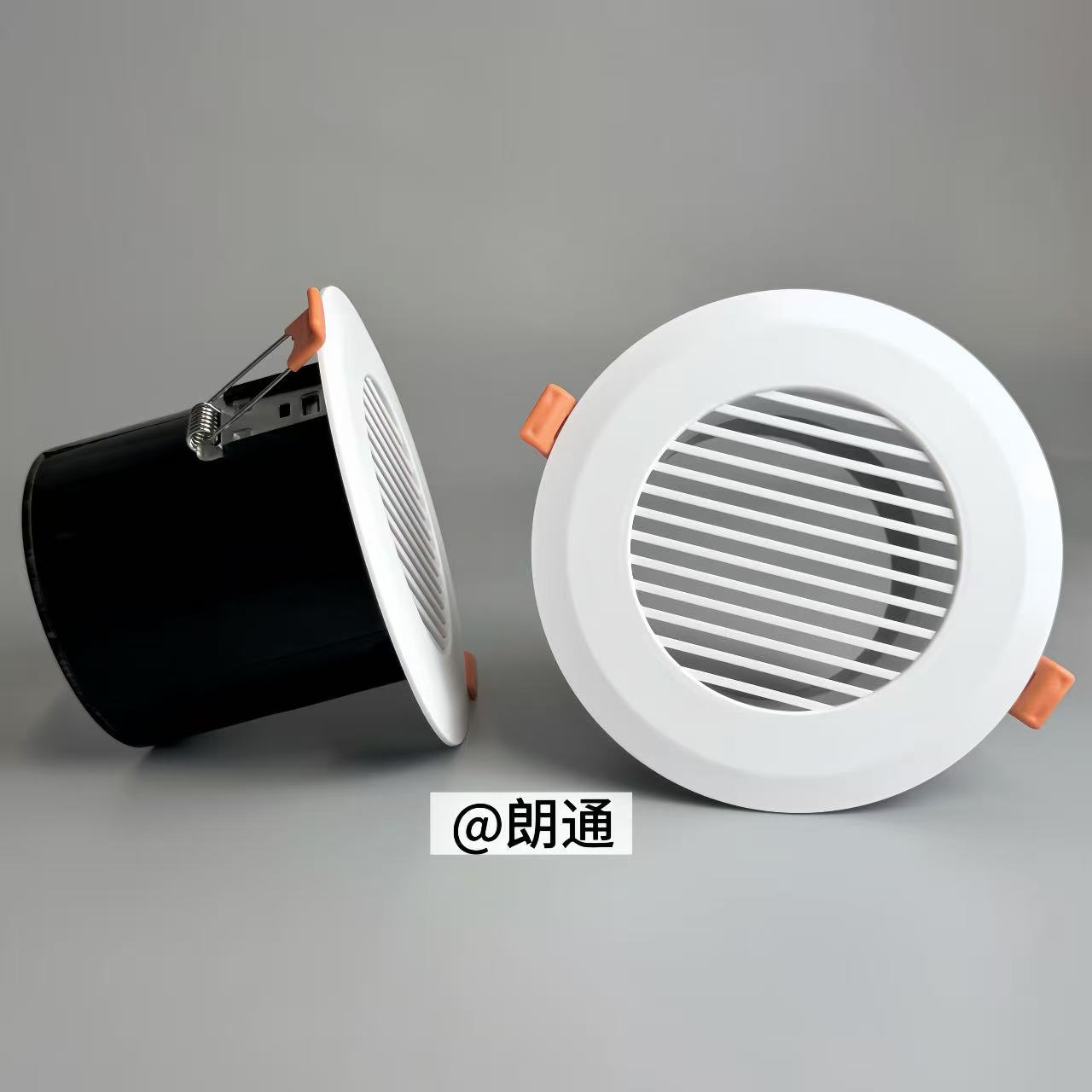 Central Air Conditioning Indoor Round Straight Louver Air Outlet Fresh Air System Ultra-Thin Decorative Cover Return Air Outlet