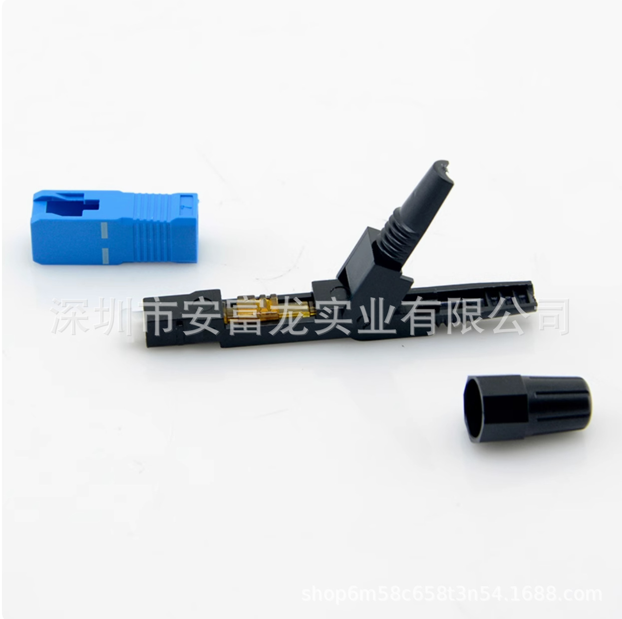 Оптический волоконный холодный разъем, кабель, быстрый разъем, FTTH, телекоммуникационного класса, SCUPC, квадратный головка