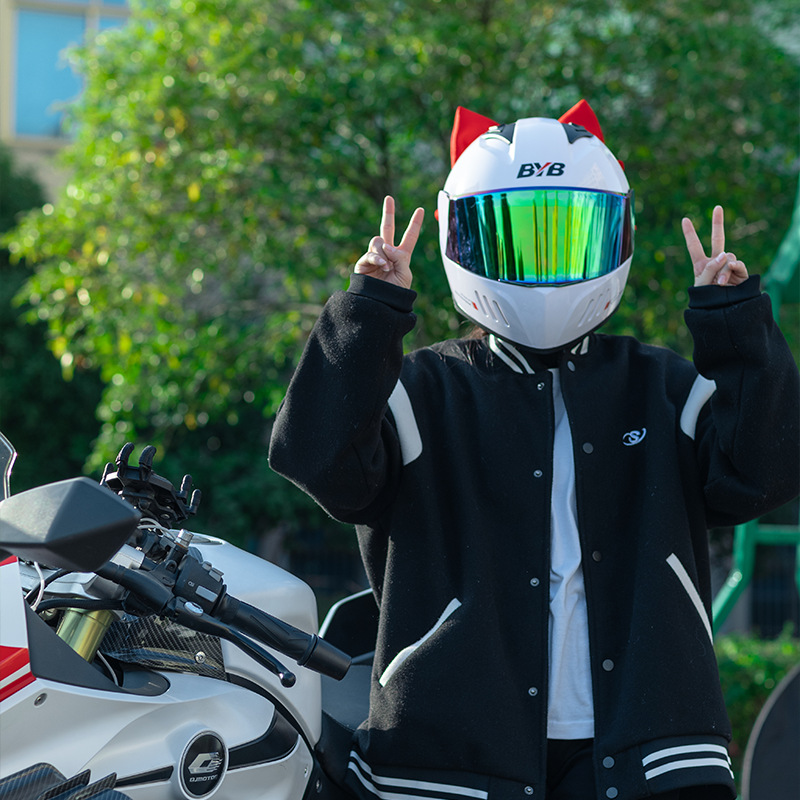 Helmet Decoration Bow Electric Battery Car Accessories Riding Accessories Internet Celebrity Same Style Oversized Trunk Decoration