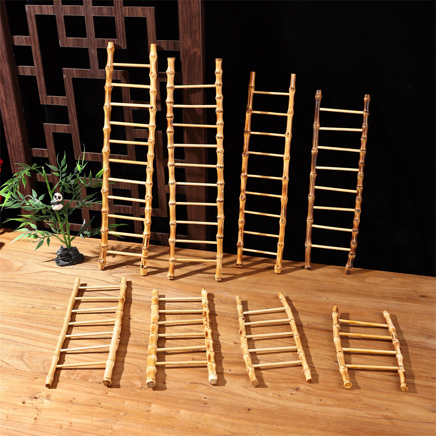 Sashimi decoration sushi tool mold bamboo row small ladder Bamboo menu dry ice bucket plate decoration artificial flower
