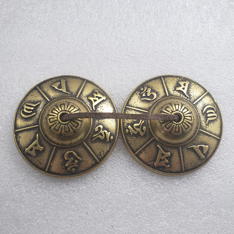 Антикварный шести-символьный звонок с медным тянущим механизмом T375