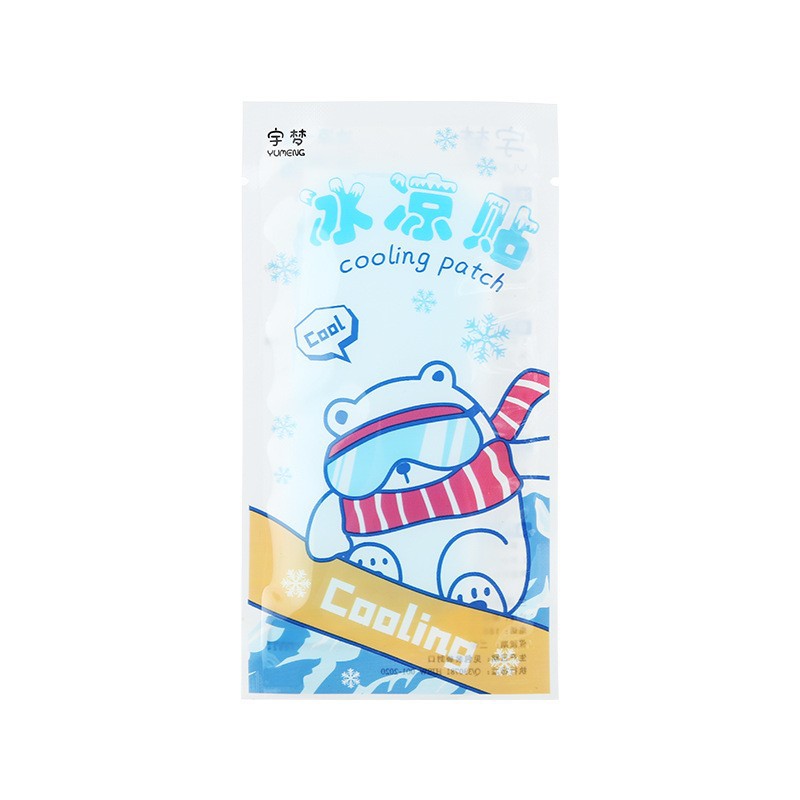 Fruit Cooling Patch Summer Cartoon Cooling Ice Patch Heat Dissipation and Heatstroke Prevention Student Military Training Adult Cooling Patch Dropshipping