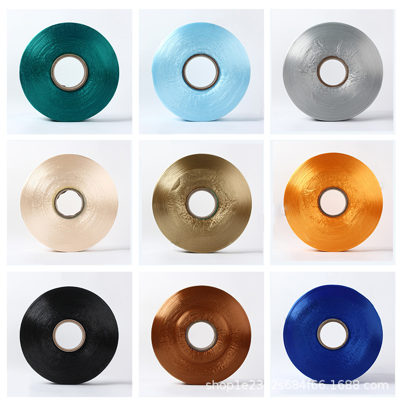 Spot Wholesale of Colorful Pp Yarn 850D900D Polypropylene Filament Fdy Solid Yarn Supply in Jiangsu and Zhejiang Regions