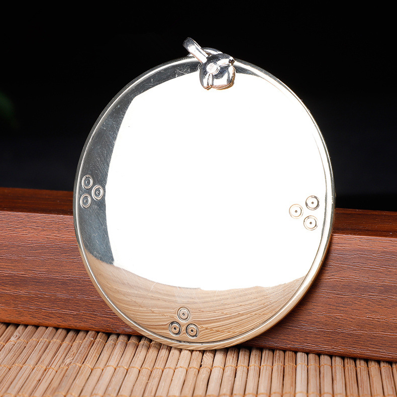 Wholesale Brass Convex Mirror Household Three-talent Bagua Mirror Concave-convex Copper Mirror Hanging Door Frame Balcony Pavement Door Head Pendant