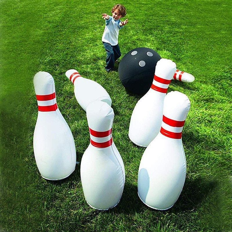 Inflatable Bowling Toys for Adults and Kidsren, Student Sports Games, Company Annual Meetings, Team Building, Bar Games and Entertainment Props