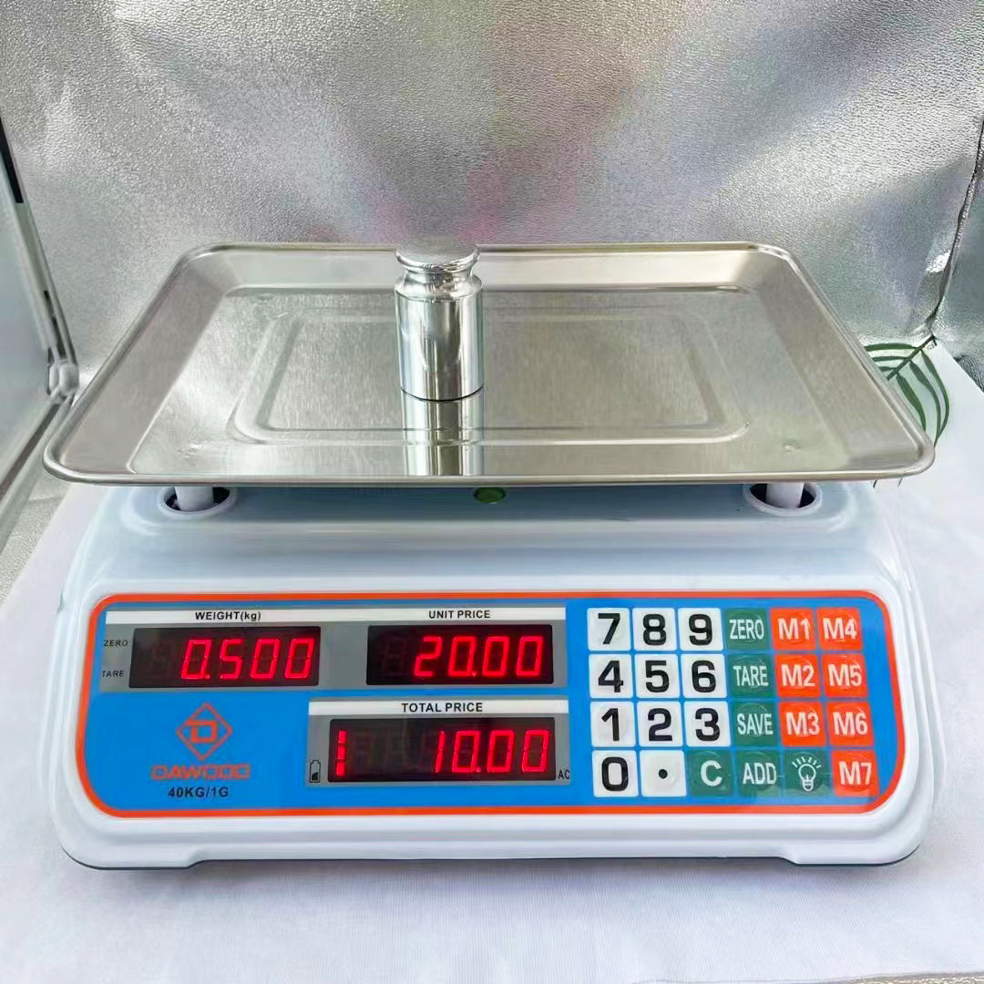 Новая ценовая весы Коммерческие электронные весы Супермаркетные настольные весы для фруктов Высокоточные весы для продажи овощей на рынках