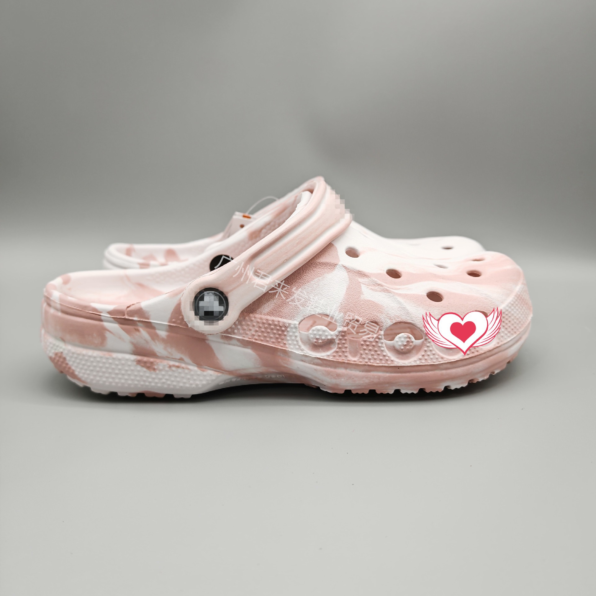 Factory Direct Tie-Dye Celebrity Beaya Color-Blocked Clogs Women's Casual Breathable Sandals New Fashion Slippers