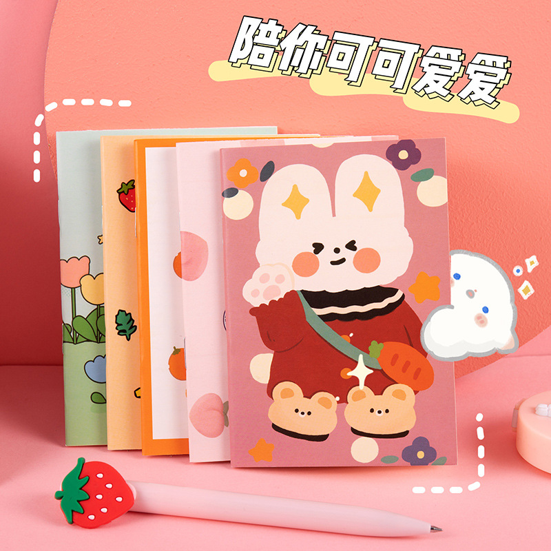 Cute Small Book Mini Portable Pocket Notepad Student Stationery Prizes Gift Notes Notes Diary