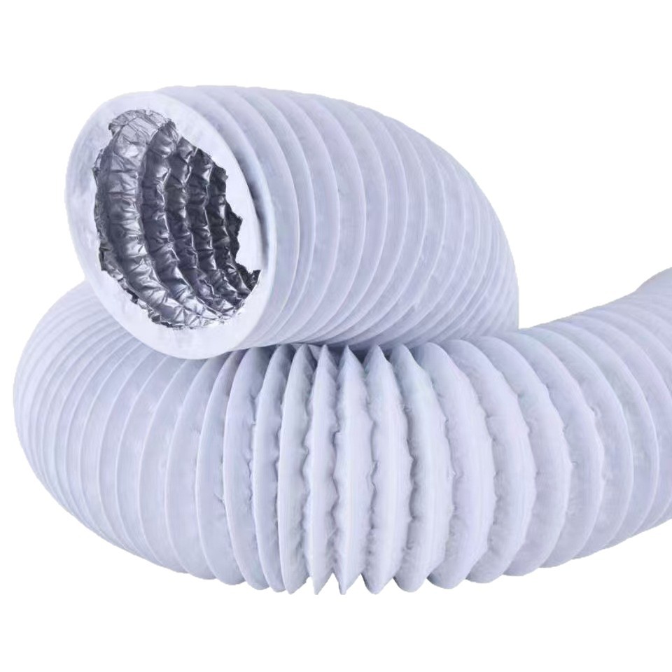 Thickened Pvc Aluminum Foil Composite Pipe Kitchen Range Hood Exhaust Pipe Telescopic Ventilation Hose Ventilation Fan Exhaust Pipe 110