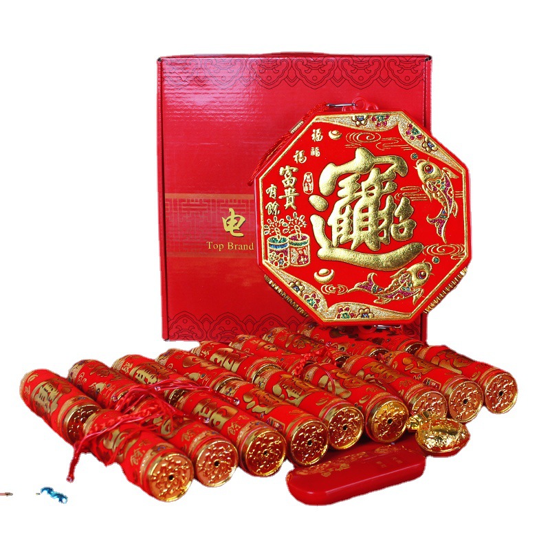 Simulation electronic firecrackers charging with super loud whip explosion-free plug-in knot wedding Spring Festival fireworks outdoor home housewarming