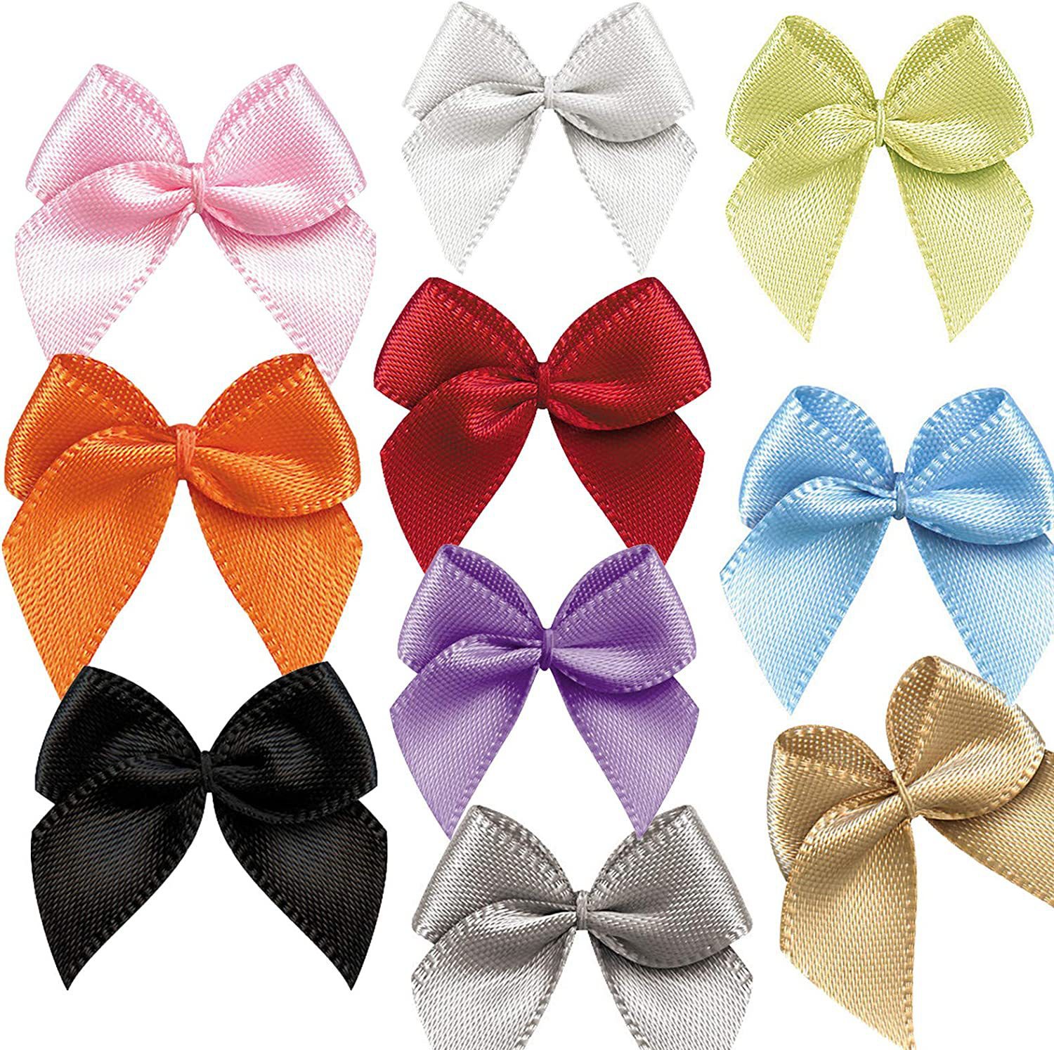 Factory in stock 1CM wide polyester thread tie bow ribbon flower hand scratch ribbon flower clothing underwear accessories