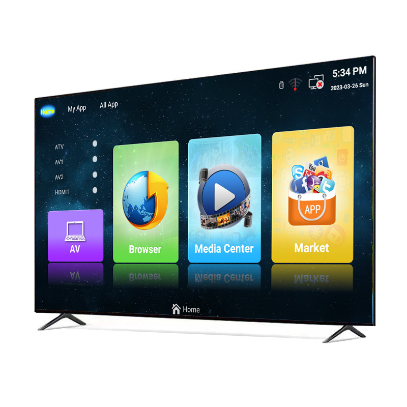 Customized Cross-Border Tv 55-Inch 65-Inch 75-Inch 85inch 110inch Smart Internet Tv Hd Lcd Tv
