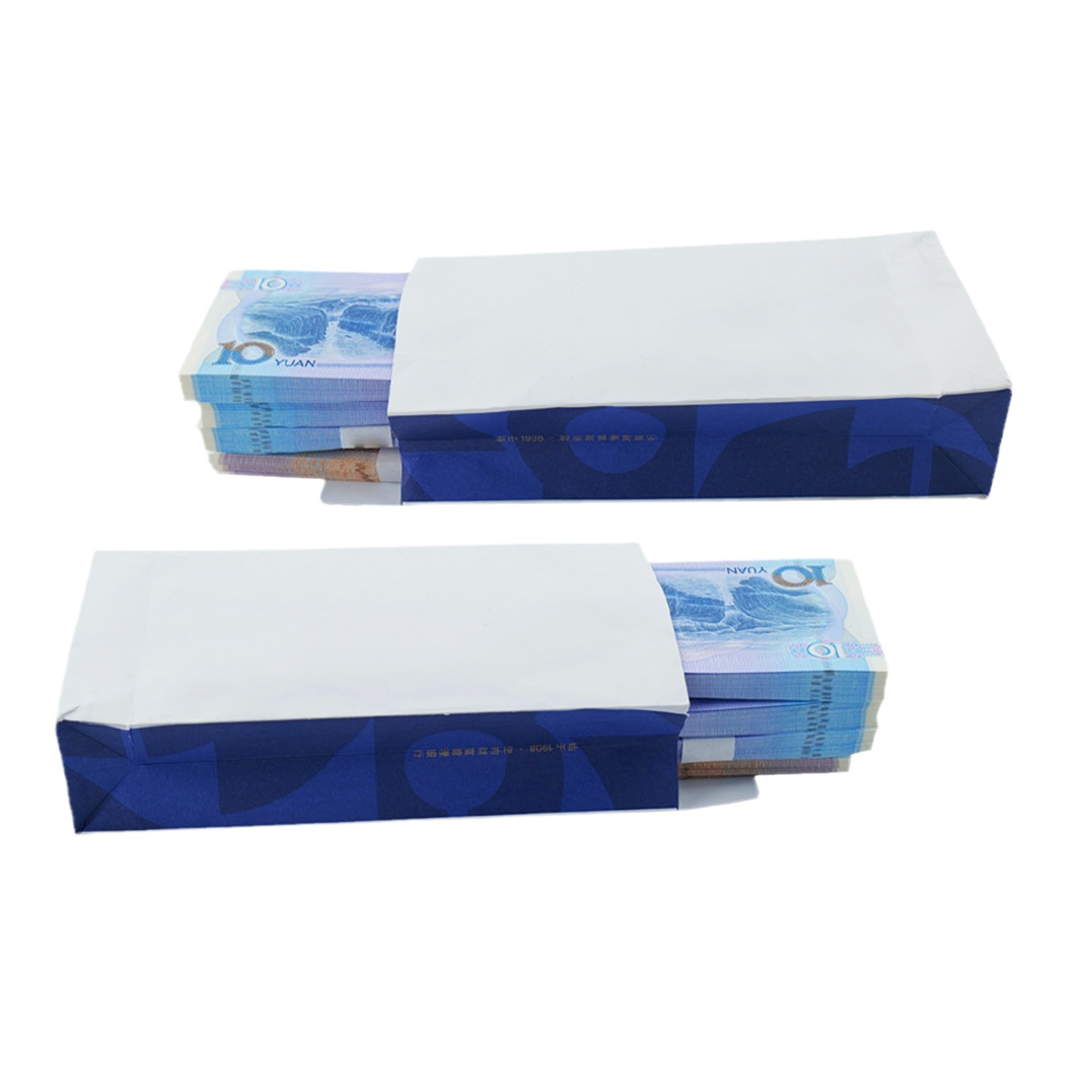 Money withdrawal paper bag FSC certification bank withdrawal cash square bottom bag advertising invoice envelope bag environmental protection paper bag plastic-free