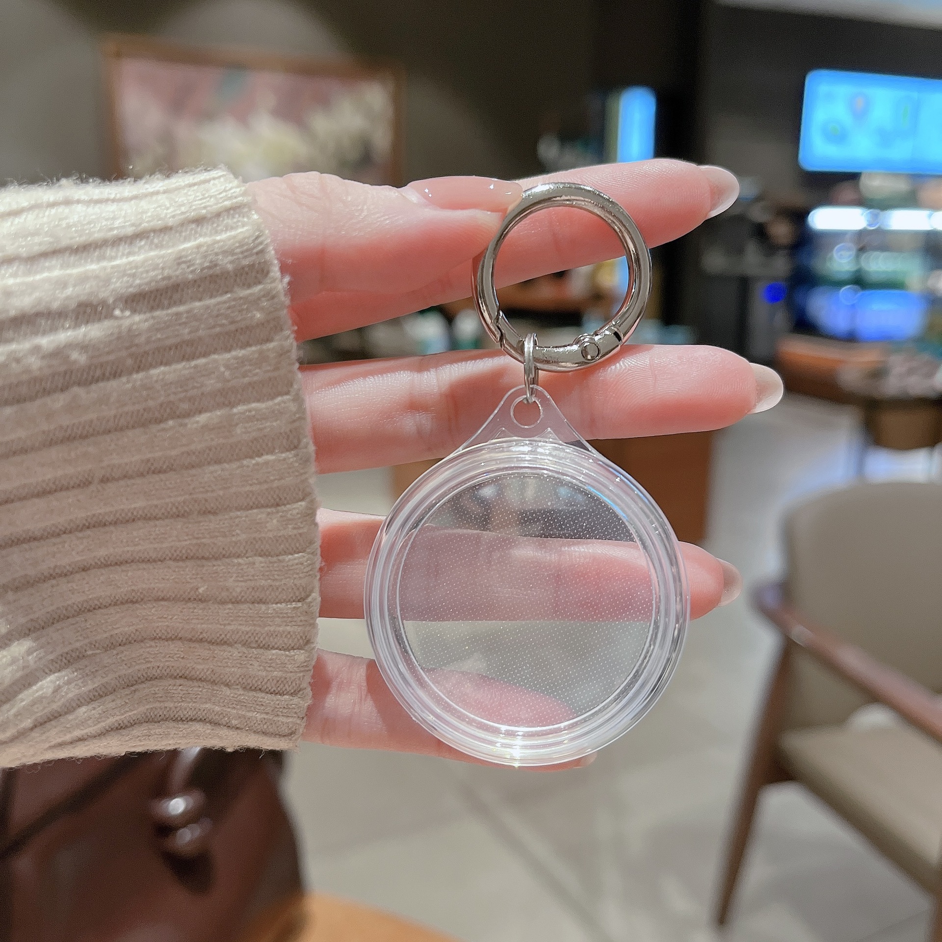 Multifunctional Keychain Elevator Card Protective Cover Pet Luggage Anti-Lost Transparent Protective Cover Door Card Anti-Drop Protective Case