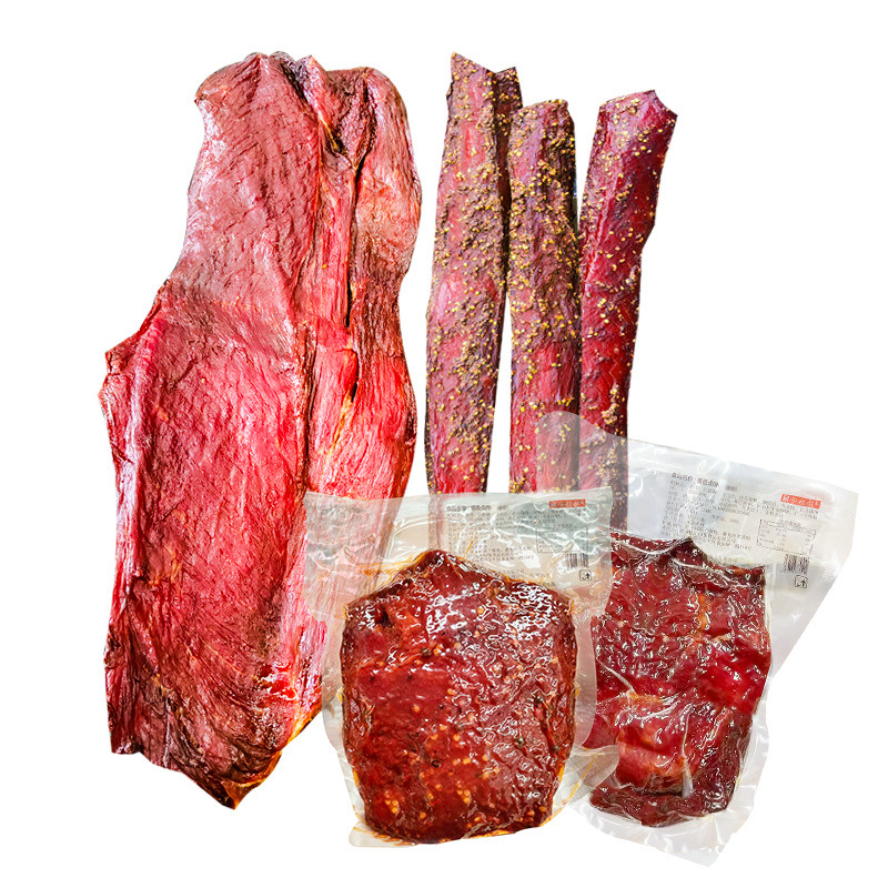 Sauce-Flavored Meat Wholesale Processing and Customization for Street Food and Commercial Use, Large Chunks of Meat in Bulk, Hand-Shredded Large Chunks of Cured Meat, Spicy Food