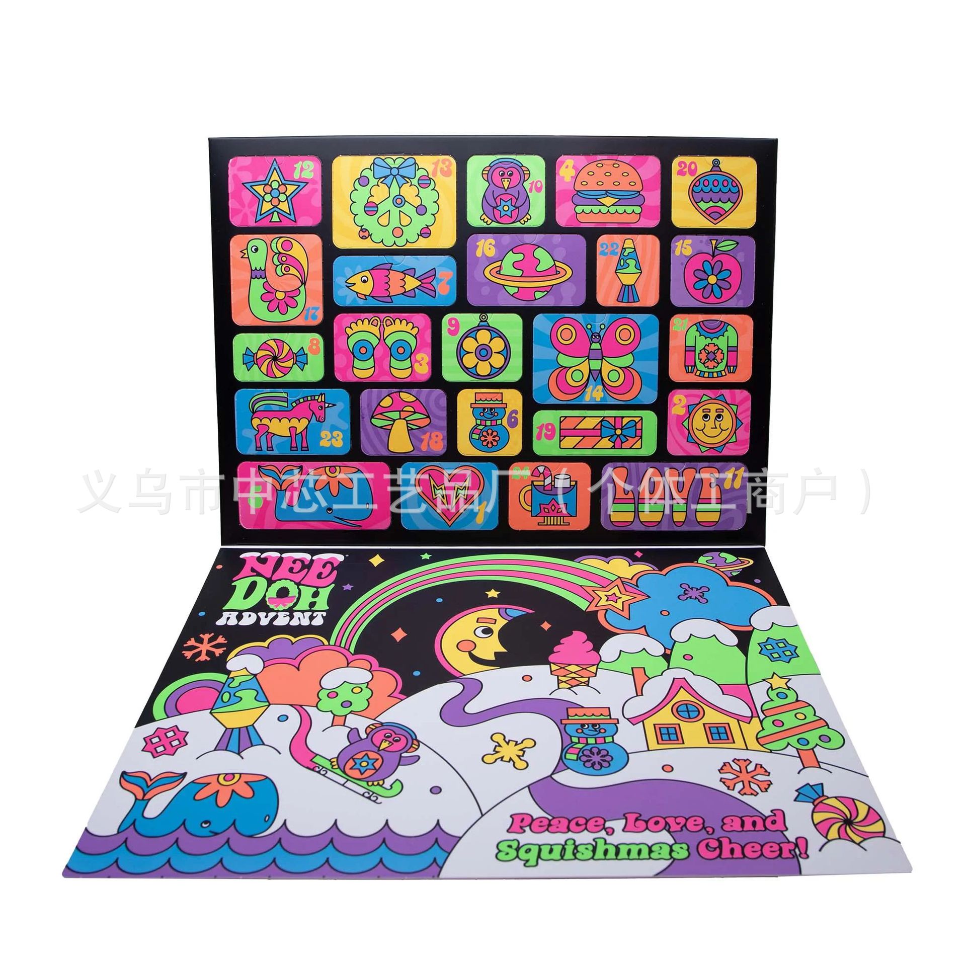 Кросс-бордерный новый продукт 2025, адвент-календарь Nee Doh
