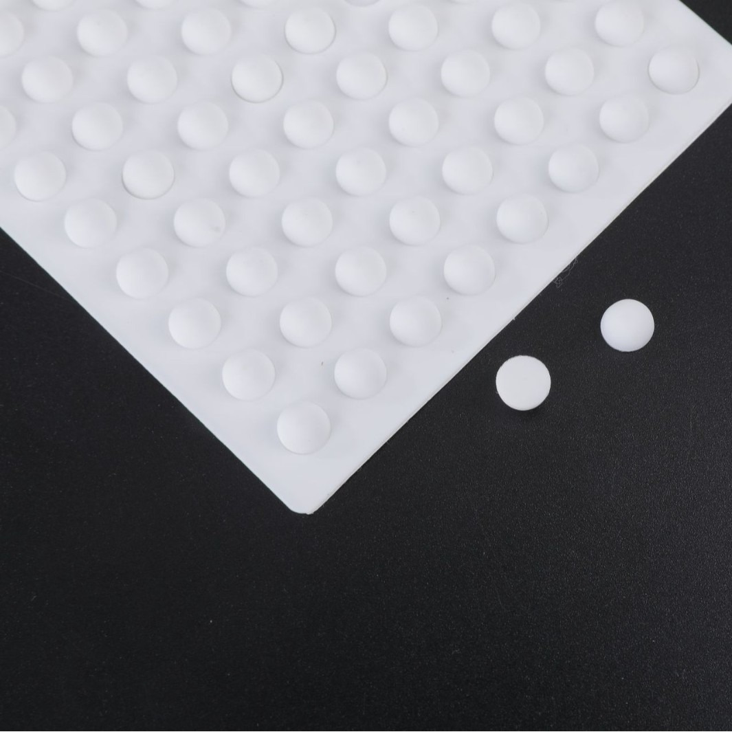 Customized 64-Key Keyboard Self-Adhesive Silicone Gasket Anti-Slip and Anti-Bump Adhesive Products 8*5 Multi-Color Optional